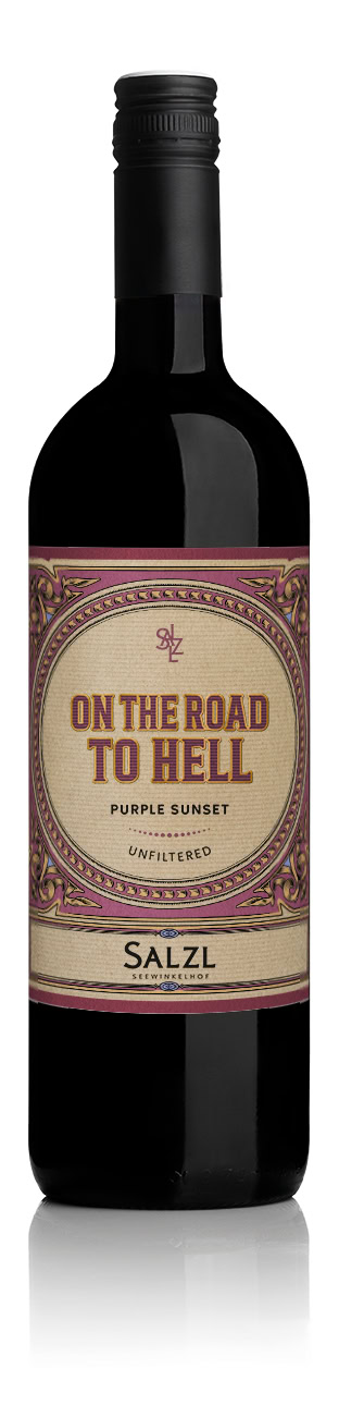 On The Road To Hell Purple Sunset